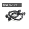 Cordones elásticos para calzado minimalista color gris oscuro marca Sowilo, cordón flexible de ajuste automático para calzado diario de adulto.