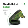 Flexibilidad de la zapatilla barefoot verde