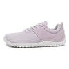 Zapatilla barefoot lila con detalles de gamuza, ultraligera.