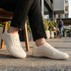 ZZFaber Bamba I beige frontal mujer usabilidad — zapato barefoot casual beige mujer Chile